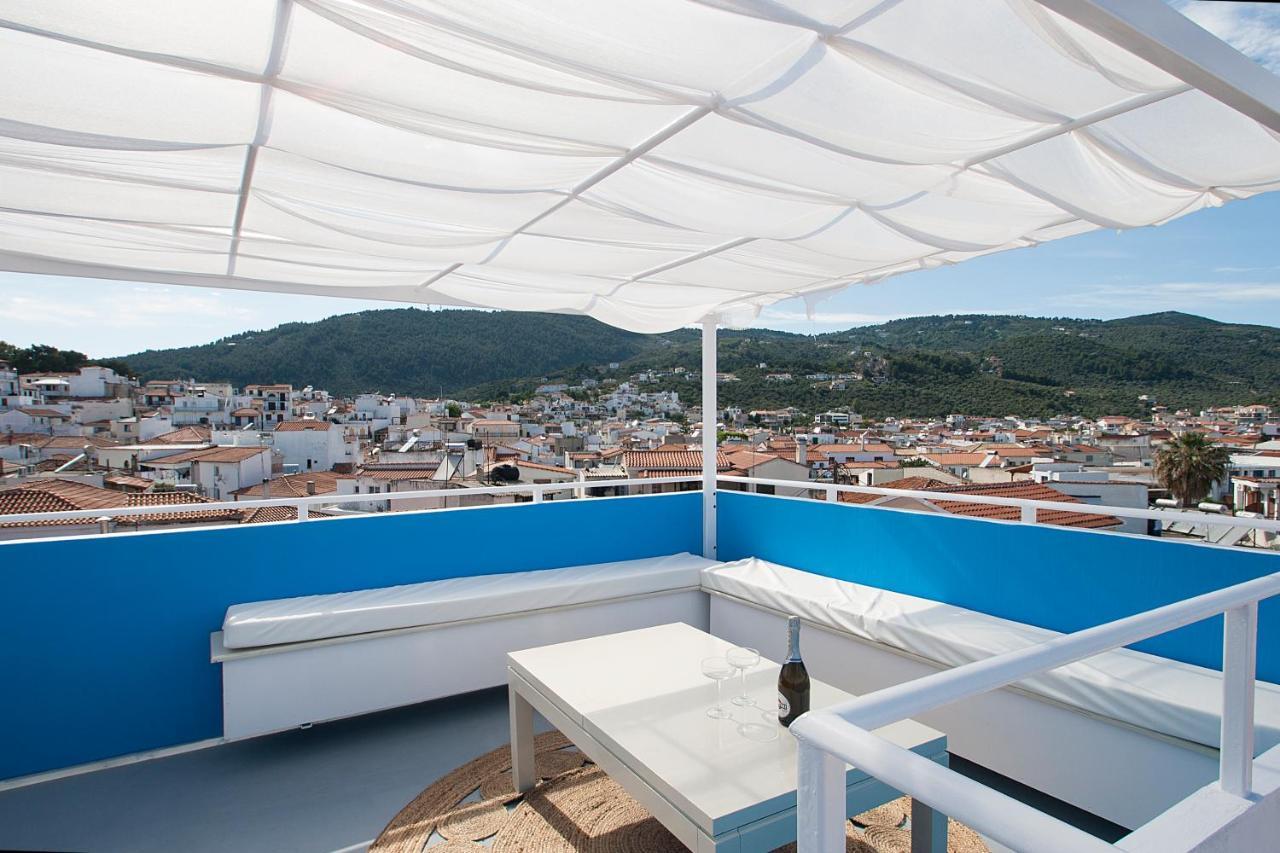 Capolavoro, Boutique Apartment With Unique Rooftop Skiathos Town Exterior photo